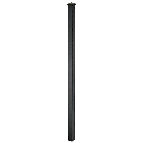Poteaux à enfoncer pour clôture de 5 pi Imperial Kool-Ray, 64 po x 2 po, aluminium, léger, noir