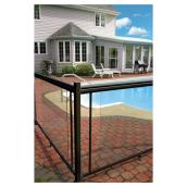 Kool-Ray Legacy Railing Insert Panel - Tempered Glass - Clear - 36-in x 66-in x 3/16-in