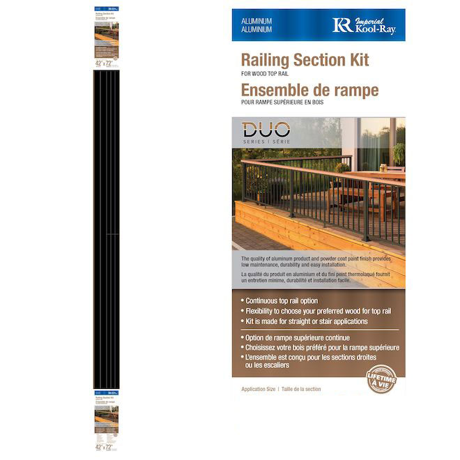 Kool-Ray Railing Kit for Superior Wood 42-in x 72-in