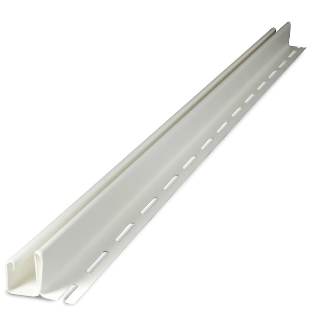 GENTEK 1.8in x 144in Snow White FTrim Siding 6559901 RONA