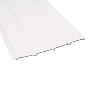 16-in x 147-in Aluminum Bright White Quad Solid Soffit