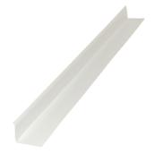 Moulure d'égouttement, aluminium, 2" x 1 1/4" x 12', blanc