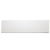 Gentek Fascia Trim 8-in x 9-ft 10 Bright White Woodgrain Aluminum