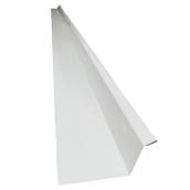 Gentek Drip Cap - Aluminum - White - 10-ft L x 3-in W x 1 1/4-in D