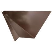 Moulure d'égouttement en aluminium, 3" x 1 1/4" x 10', brun
