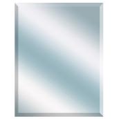 Columbia 24-in x 36-in Rectangular Glass Bevelled Mirror
