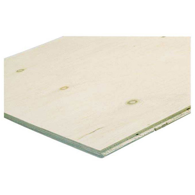 FireResistant Treated Plywood Fir 3/4in x 4ft x 8ft 34FRSEL RONA