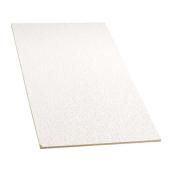 Tuiles texturées blanches pour plafond, BP Canada Lifestyle, fibre de bois, 2 pi x 4 pi, 8/paquet, carré