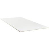 Melamine panel, 8' (L) x 4' (W), 5/8" thick, white