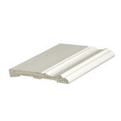 Metrie PVC Baseboard Moulding - Colonial Style - White - 7/16-in T x 3-in W x 8-ft L