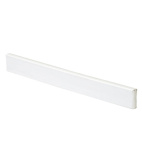 Arrêt de porte en PVC de Metrie, blanc, résistant à l'humidité, 7 pi L. x 1 1/4 po l. x 3/8 po p.