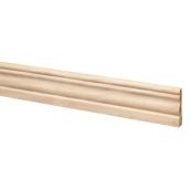 Metrie Casing Moulding - 9/16-in T x 3 1/8-in W x 84-in L - Solid Pine - Natural - Interior