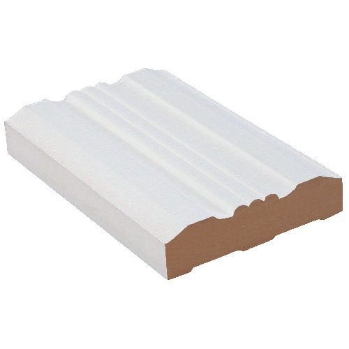 Metrie Casing - MDF - Primed White - Colonial - 8-ft L