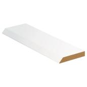Cadrage contemporain, MDF, 5/8" x3 1/2" x 16'1", apprêté