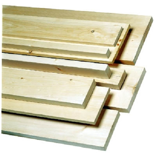 White Pine Board - S4S - Natural - 8-ft L x 4-in W x 5/4-in T