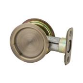 Weiser 2-1/8-in Antique Brass Passage Pocket Door Pull