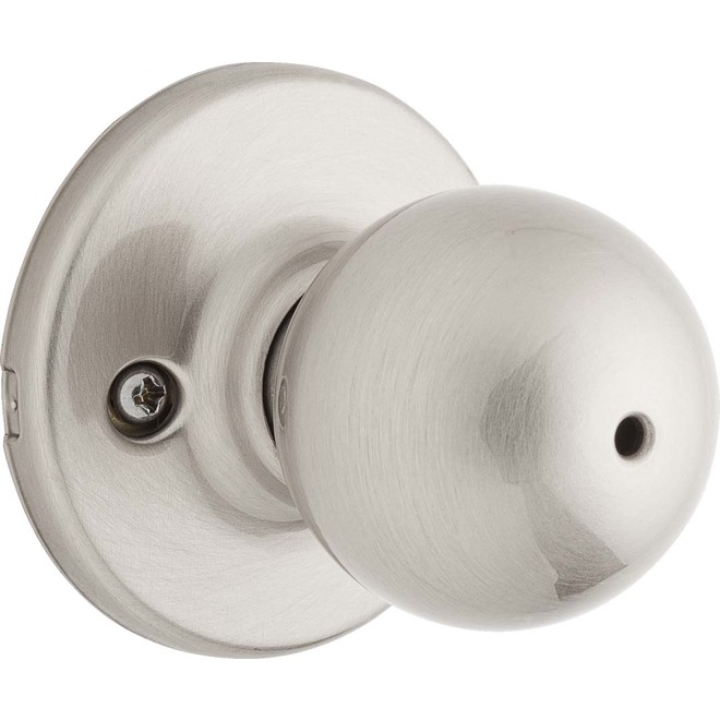 Weiser Privacy Knob - Yukon - Satin Nickel