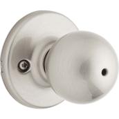 Schlage Bowery Privacy Knob with Collins Trim Bed and Bath - Matte Black  175602