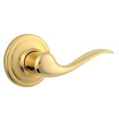 Weiser Toluca Passage Lever - Bright Brass - Left and Right Handing