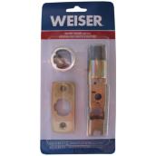 Weiser Replacement Door Latch - Entrance Door - Adjustable -  2 3/8-in and 2 3/4-in