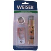 Weiser Deadbolt Latch - Passage Door - Adjustable - 2 3/8-in and 2 3/4-in