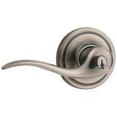 "Toluca" Locking Entrance Lever - Antique Nickel