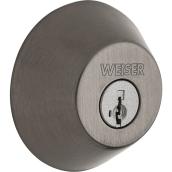 Weiser Single-Cylinder Deadbolt - Welcome Home Series - Antique Nickel