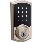 Serrure électronique «SmartCode», nickel satiné