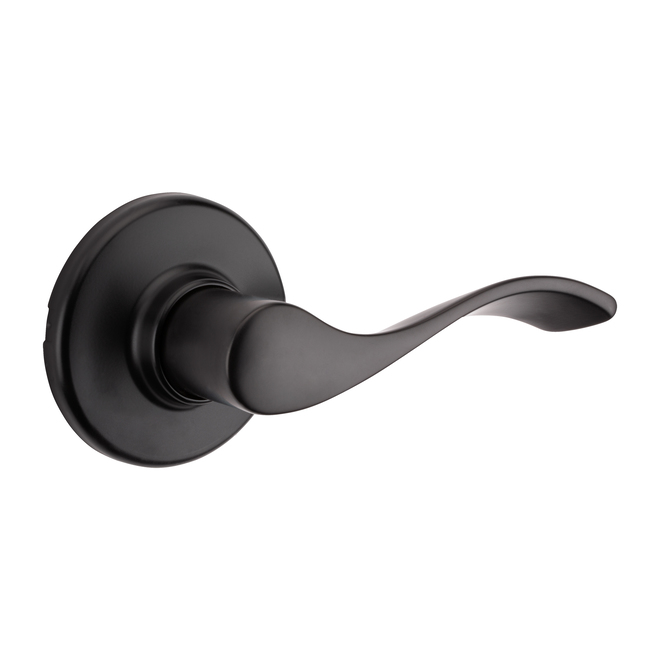 Weiser Passage Lever - Belmont - Black Iron