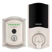 Weiser Halo Fingerprint Smart Lock - 4-in - Satin Nickel