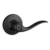 Weiser Toluca Matte Black Privacy Lever Handle