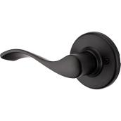 Weiser Belmont Left-Handed Dummy Lever in Matte Black