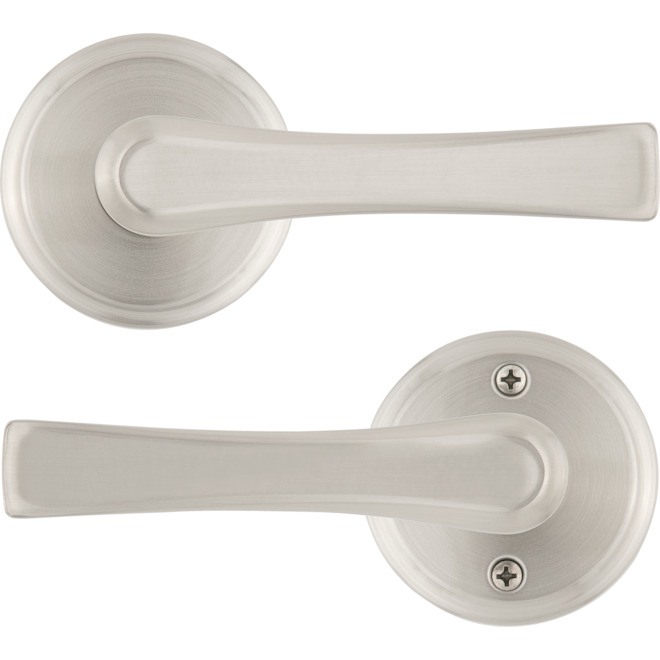 Weiser Katella Passage Lever Reversible Zinc Satin Nickel