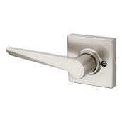 Weiser Tristan Left-Handed Dummy Lever in Satin Nickel