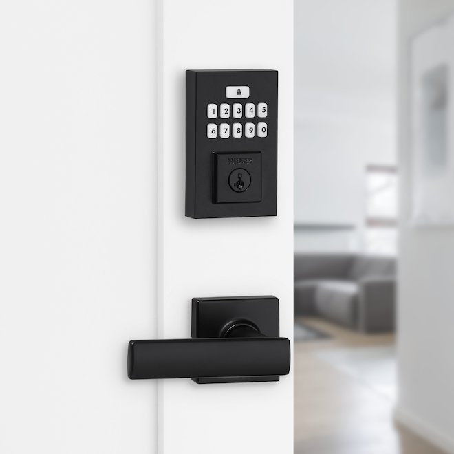 WEISER Electronics 260 SmartCode® Matte Black Singlecylinder