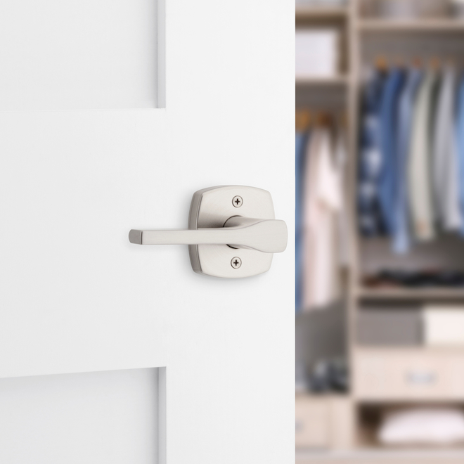 Weiser Prague Satin Nickel Dummy Lever - Single Pack
