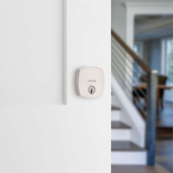 Weiser Midtown Deadbolt with SmartKey Technology - Satin Nickel