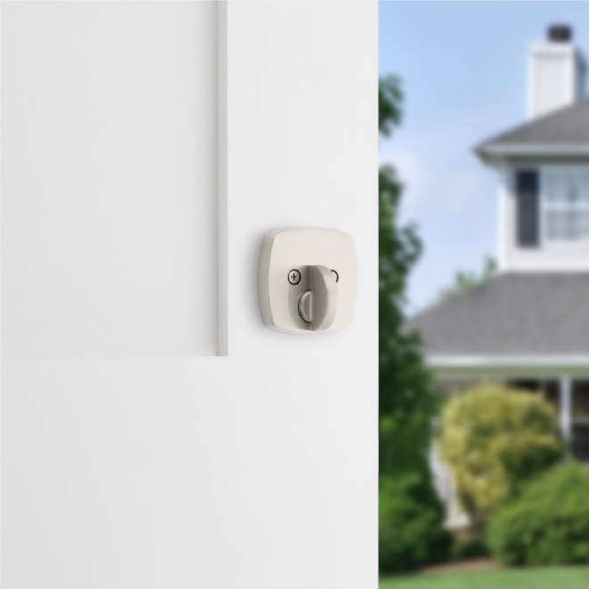 Weiser Midtown Deadbolt with SmartKey Technology - Satin Nickel