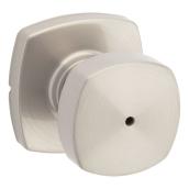 Weiser Prague Satin Nickel No Deadbolt Private Knob