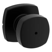 Weiser Prague Black No Deadbolt Private Knob