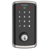 Weiser Halo Select Touchscreen Wi-Fi and Matter Enabled Smart Lock - Satin Nickel