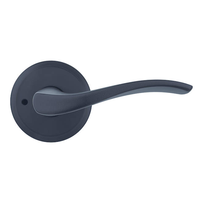 Weiser Sedona Privacy Lever Black Matte Zinc Reversible