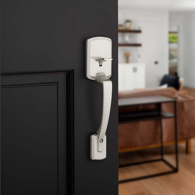 Weiser Henley Entry Handleset - Satin Nickel