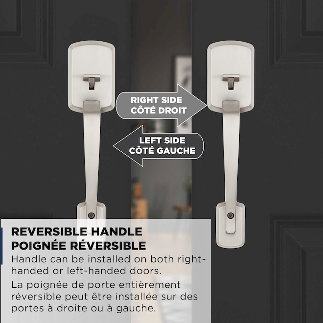 Weiser Henley Entry Handleset - Satin Nickel