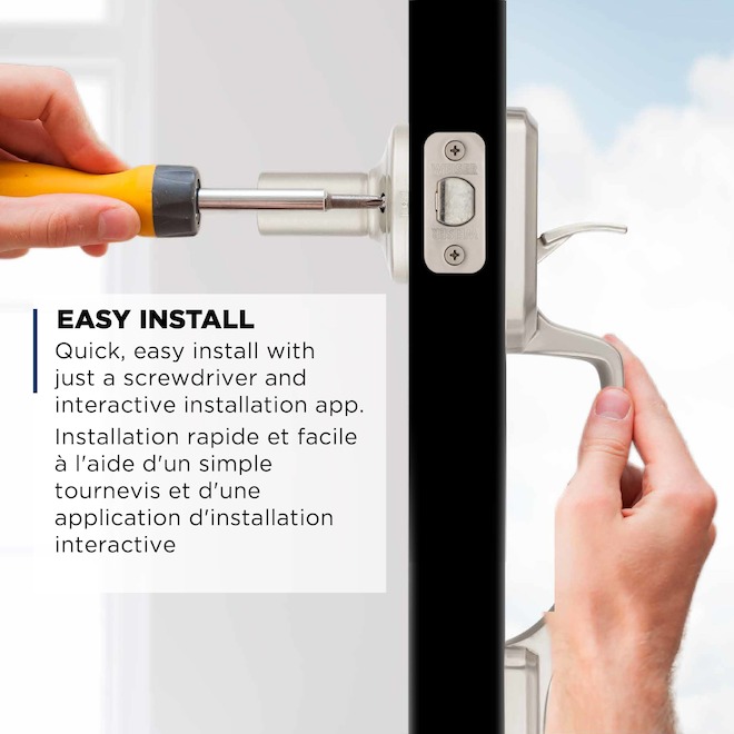 Weiser Henley Entry Handleset - Satin Nickel