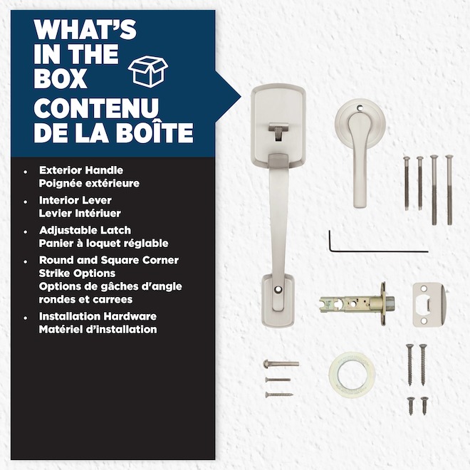 Weiser Henley Entry Handleset - Satin Nickel