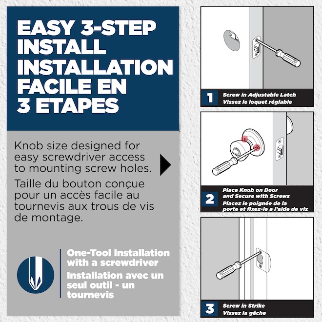 Weiser Maven Passage Door Knob with Round Rosette for Hall and Closet Doors - Matte Black