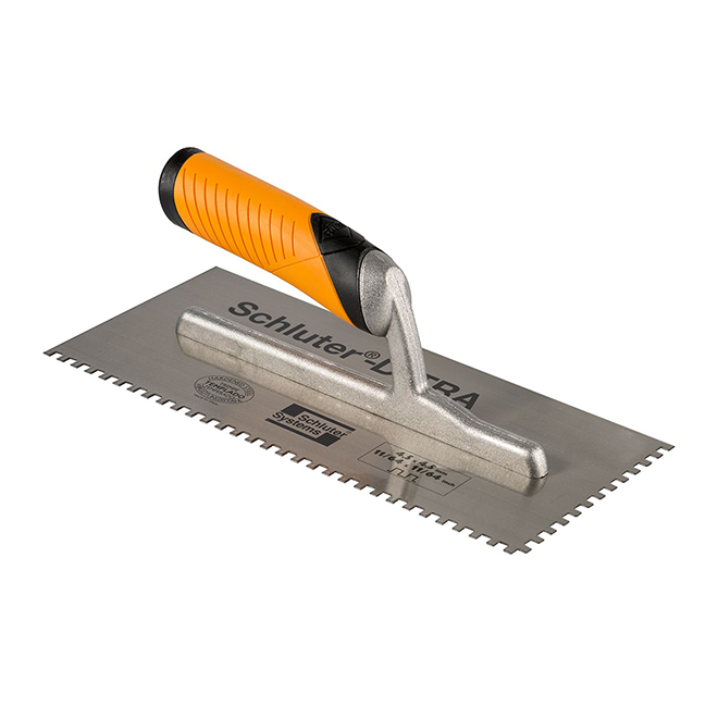 DITRA Square-Notch Metal Trowel - 11/64" x 11/64"