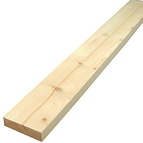 SPF Select Grade Framing Lumber - 4 Sides Dressed - Kiln Dried - 10-ft L x 3-in W x 1-in