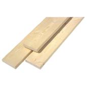 SPF #3 and Better Framing Lumber - Kiln Dried - Planed on 4 Sides - 10-ft L x 6-in W x 1-in T